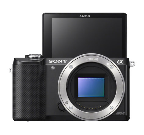 Sony A5000 con LCD a 180 gradi